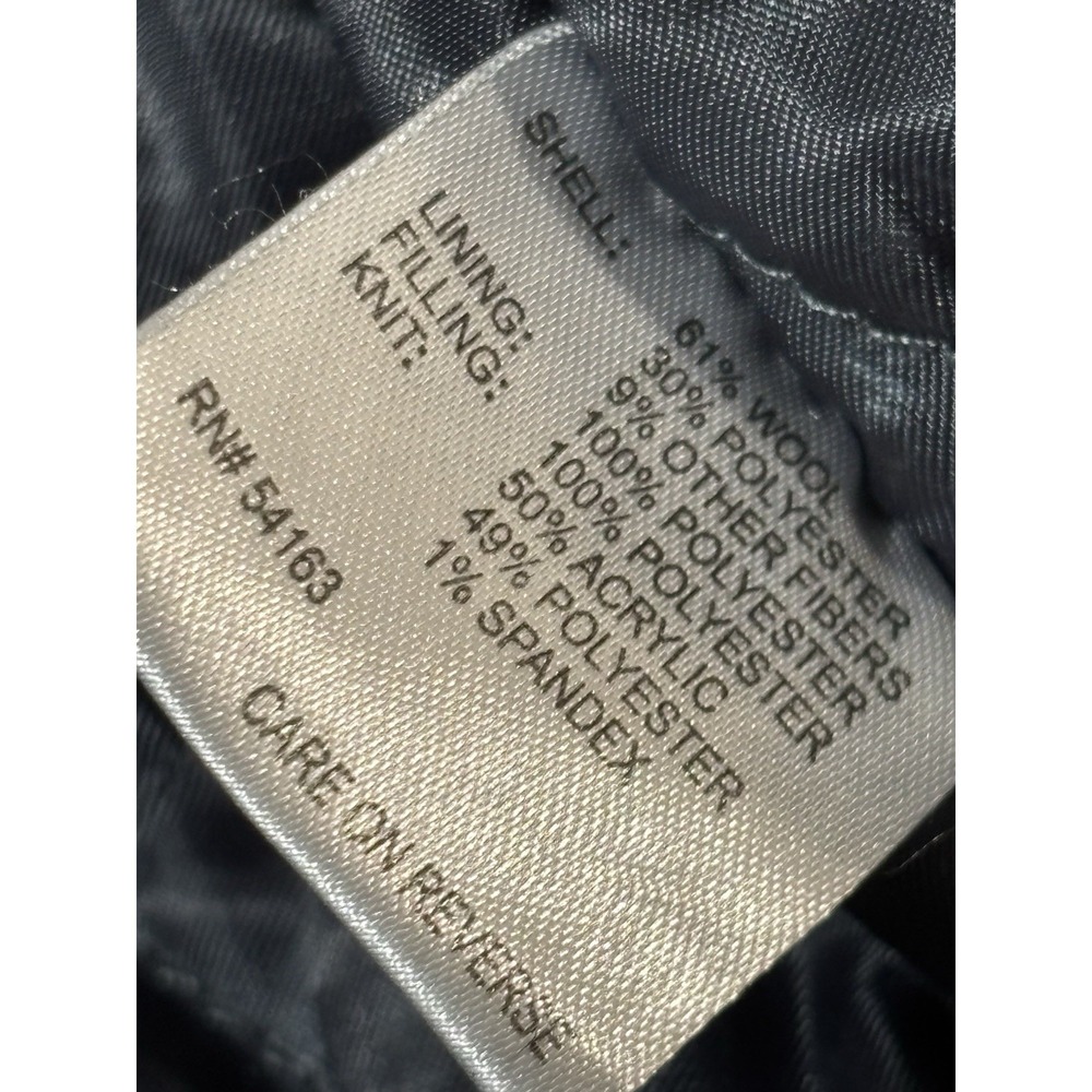 Calvin Klein Men's Wool Bomber jacket Knit Black Sz XXL - Picture 2 of 6